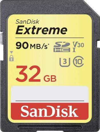 SanDisk Extreme® pamäťová karta SDHC 32 GB Class 10, UHS-I, UHS-Class 3