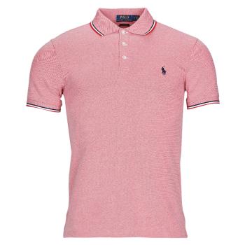 Polo Ralph Lauren  K223SC52C-SSKCSLIMM1-SHORT SLEEVE-KNIT  Polokošele s krátkym rukávom Červená