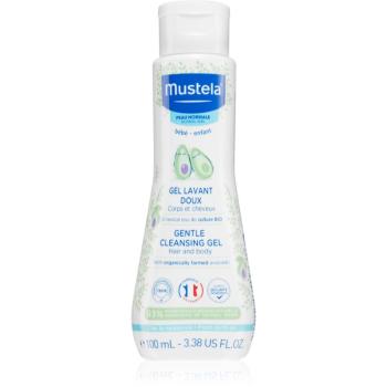 Mustela Bébé Bain čistiaci gél na vlasy a telo pre deti 100 ml