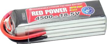 Red Power akupack Li-Pol 18.5 V 4500 mAh Počet článkov: 5 25 C SoftCase otvorené káblové koncovky