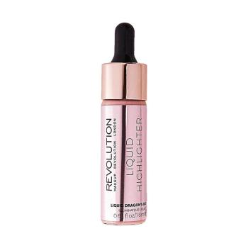 Makeup Revolution  Liquid Highlighter  Rozjasňovače Červená