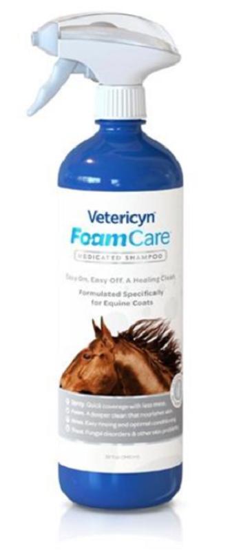 Šampón Vetericyn FoamCare Equine Medicated pre kone 946ml