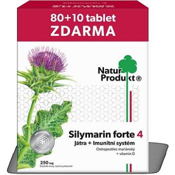 Silymarin 250 mg + vitamín D3 80 + 10 tabliet (8595026105706)