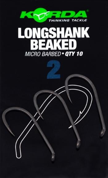 Korda háčiky longshank beaked barbed 10 ks - veľkosť 2