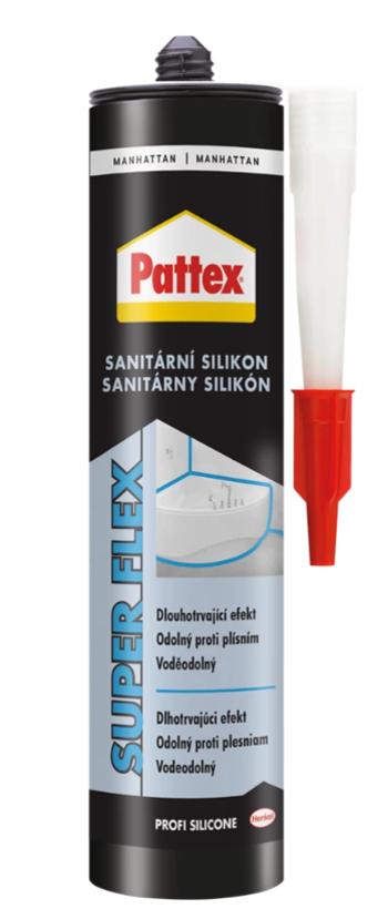 PATTEX - Sanitárny silikón transparentná 0,28 L