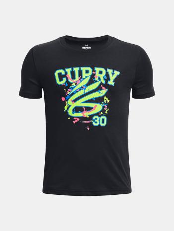 Under Armour UA Curry Logo SS Tričko detské Čierna