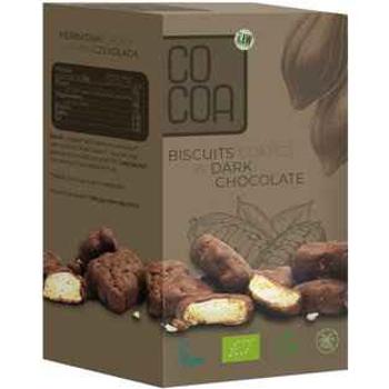 COCOA Chrumkavé Mini sušienky v horkej čokoláde BIO 80g