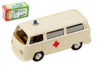 VW Ambulancia Kovap Auto kov 12cm 1: v krabičke