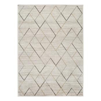 Krémovobiely koberec z viskózy Universal Belga, 100 x 140 cm