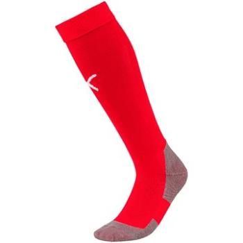 PUMA Team LIGA Socks CORE červené/biele veľ. 47 – 49 (1 pár) (4059504599905)