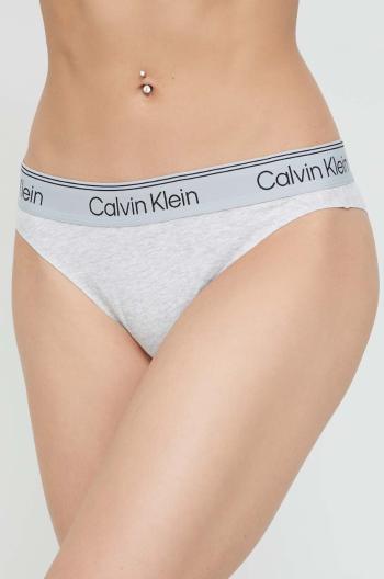 Nohavičky Calvin Klein Underwear šedá farba