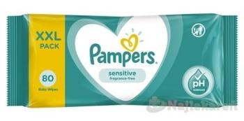 PAMPERS Baby Wipes Sensitive vlhčené obrúsky XXL pack 1x80 ks