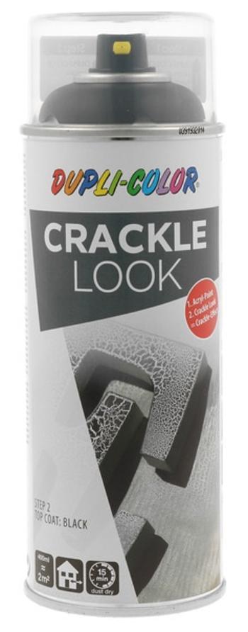 DC CRACKLE LOOK - Dekoratívny sprej s efektom popraskania RAL 9017M - dopravná čierna matná 0,4 L