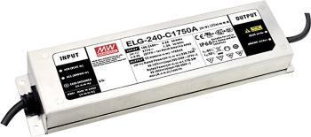 Mean Well ELG-240-C1750B-3Y LED driver  konštantný prúd 239.75 W 1750 mA 69 - 137 V/DC stmievací funkcie 3v1, stmievateľ