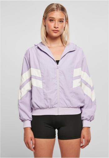 Urban Classics Ladies Crinkle Batwing Jacket lilac/whitesand - XL