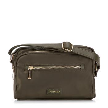 Dámska nylonová crossbody kabelka Wittchen s vložkami z ekokože 97-4Y-103-Z