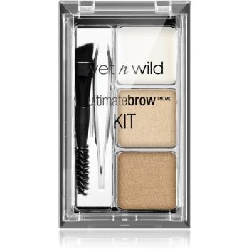 Wet n Wild Ultimate Brow sada pre dokonalé obočie odtieň Soft brown 2,5 g