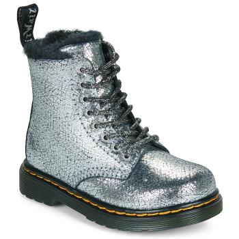 Dr. Martens  1460 Serena T Silver Distressed Foil  Polokozačky Strieborná