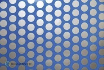 Oracover 41-051-091-002 nažehlovacia fólia Fun 1 (d x š) 2 m x 60 cm modrá, strieborná