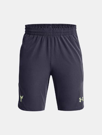 Under Armour UA Project Rock Woven Šortky detské Šedá