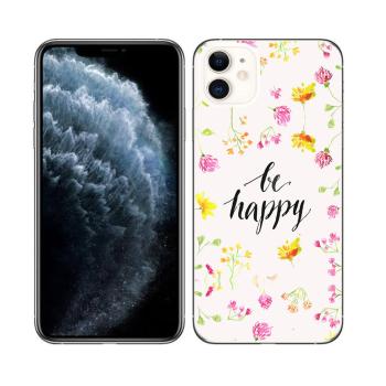 MY ART Ochranný obal Apple iPhone 11 BE HAPPY (019)