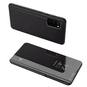 MG Clear View knižkové puzdro na Samsung Galaxy A72, čierne