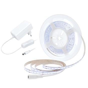 LED pásik 12V IP20 8W/m biela studená (cievka 5m) SOLIGHT WM59-CW