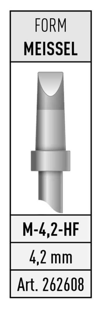 Stannol M-4,2-HF spájkovací hrot dlátová forma   obsah, množstvo obsiahnutého obsahu na objednaný obsah 1 ks