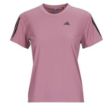 adidas  OWN THE RUN TEE  Tričká s krátkym rukávom Fialová