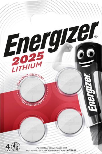 Energizer CR2025 gombíková batéria  CR 2025 lítiová 163 mAh 3 V 4 ks