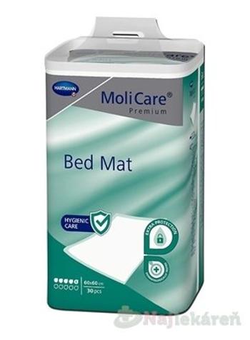 MoliCare Premium Bed Mat 5 kvapiek 60x60cm absorpčné podložky 30ks