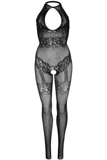 Čierny bodystockings 89305