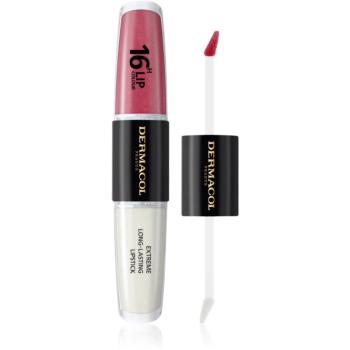 Dermacol 16H Lip Colour dlhotrvajúci rúž a lesk na pery odtieň 39 2x4 ml