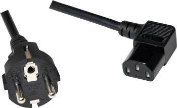 LogiLink IEC prepojovací kábel [1x DE schuko zástrčka - 1x IEC C13 zásuvka 10 A] 3.00 m čierna