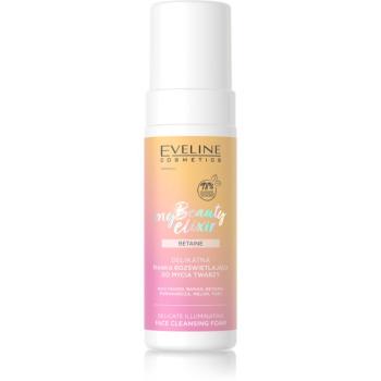 Eveline Cosmetics My Beauty Elixir Peach Matt rozjasňujúca čistiaca pena pre suchú a citlivú pokožku 150 ml