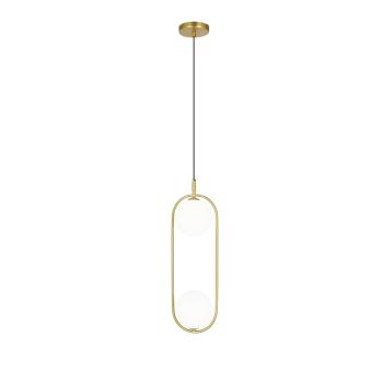 Závesná lampa CORDEL 2xG9 Candellux Zlatá