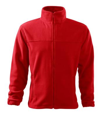 MALFINI Pánska fleecová mikina Jacket - Červená | L