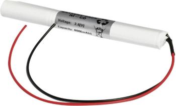 Emmerich 36AA800S akumulátor do núdzových svetiel  s káblom 3.6 V 800 mAh