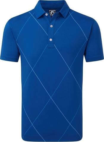 Footjoy Raker Print Lisle Deep Blue L Polo košeľa