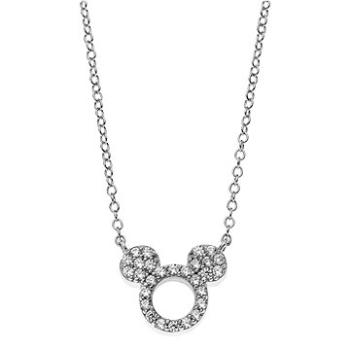 DISNEY Mickey Mouse strieborný náhrdelník N901464RZWL-18 (887746754578)