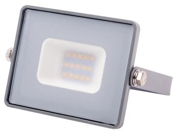LED Solution Šedý LED reflektor 10W Premium Farba svetla: Teplá biela