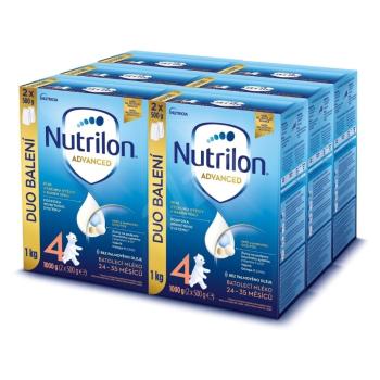 NUTRILON Advanced 4 batoľacie mlieko od ukončeného 24. mesiaca 6 x 1000 g