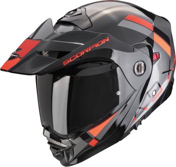 Scorpion ADX-2 GALANE Silver/Black/Red XS Prilba