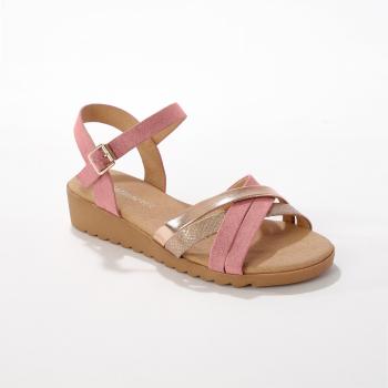 Blancheporte Remienkové sandále, béžové/ružové béžová/ružová 38