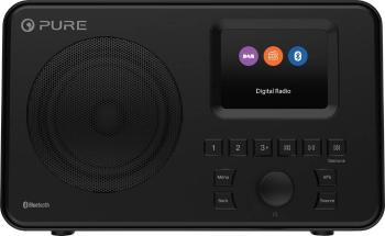 Pure Elan One stolný rádio DAB+, FM AUX, Bluetooth, DAB+, UKW  funkcia alarmu čierna