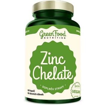 GreenFood Nutrition Zinok Chelát 60 kapsúl (8594193920426)
