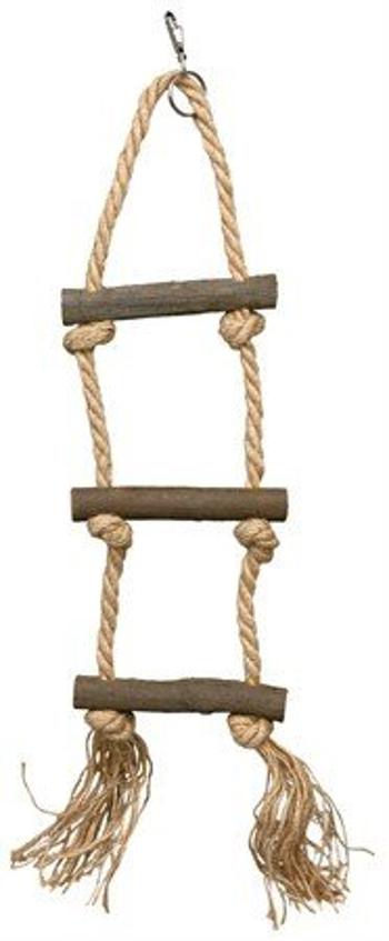 Trixie Rope ladder, bark wood/sisal, 3 rungs/40 cm