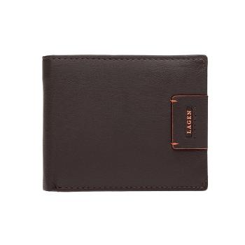 Lagen Pánska peňaženka kožená LG1121 Hnedá