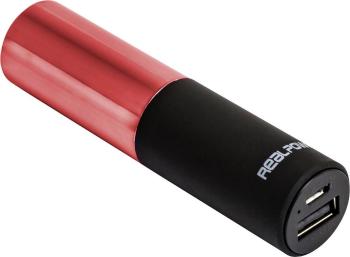 RealPower PB-Lipstick powerbanka 2500 mAh  Li-Ion akumulátor  červená