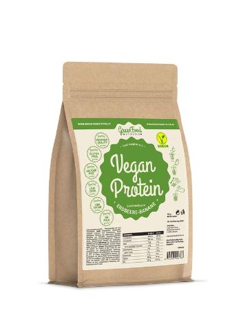 Vegan Protein - jahoda a banán GREEN FOOD 750 g